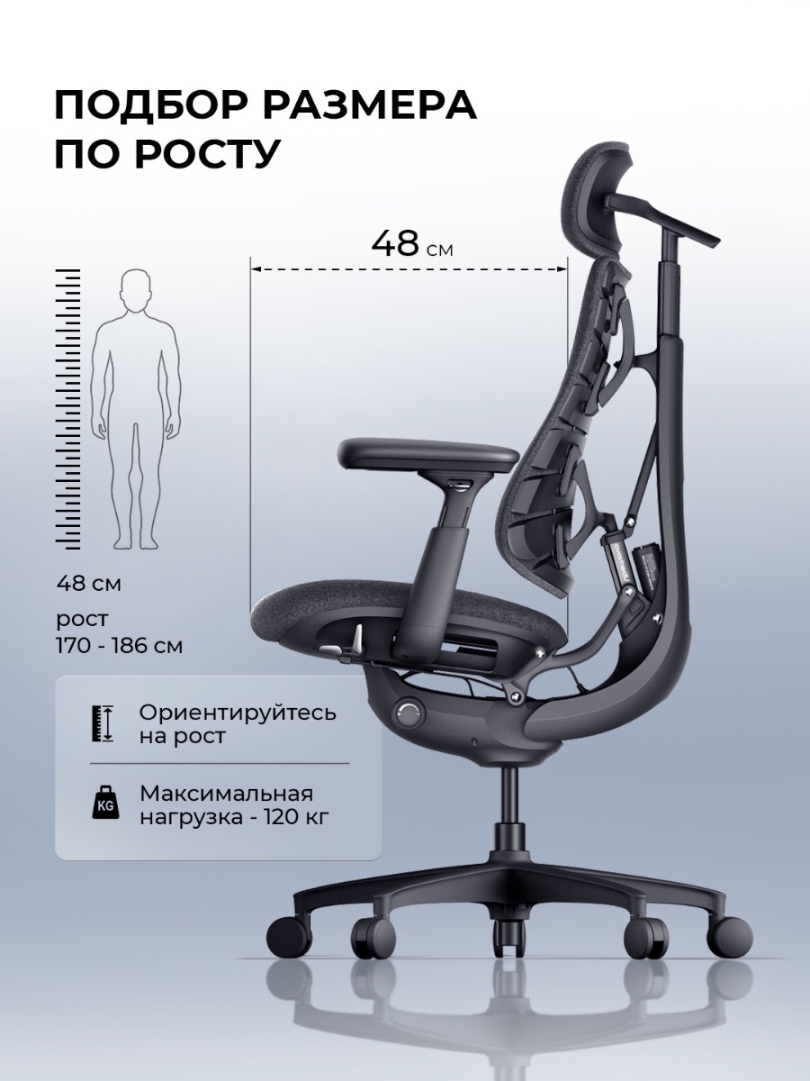 Офисное кресло LiberNovo Omni HB (Midnight Black)