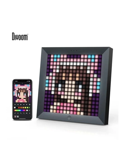 Пиксельный LED-дисплей Divoom Pixoo, 16x16, Bluetooth, часы, погода и pixel art